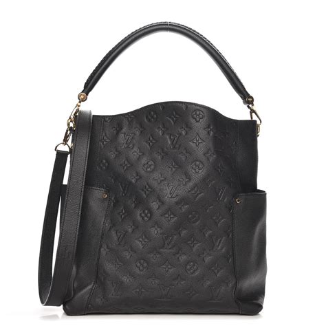 louis vuitton bagatelle empreinte noir bag